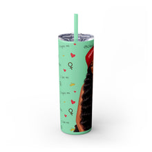 I'm Just a Girl-Tumbler with Straw, 20oz