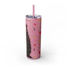 I'm Just a Girl-Tumbler with Straw, 20oz