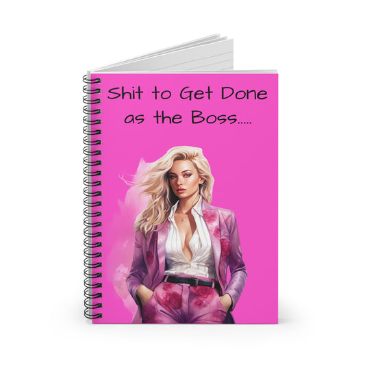 Shit to Get Done-Spiral Notebook - Ruled Line