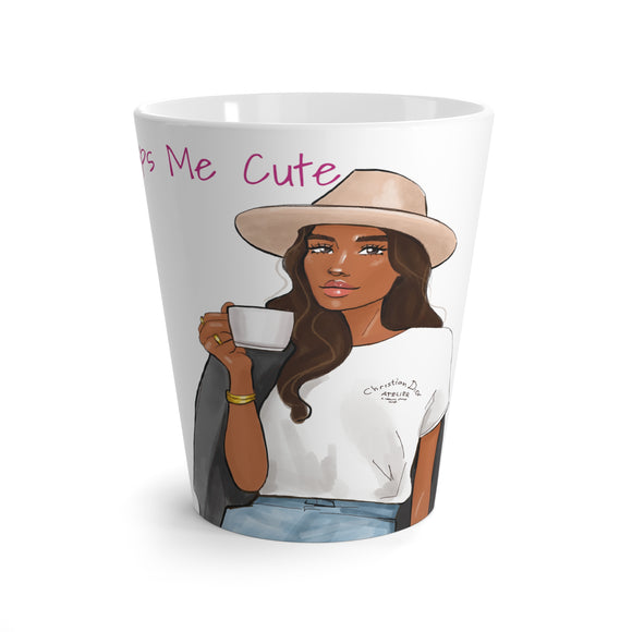 Coffee Keeps Me Cute- Latte Mug