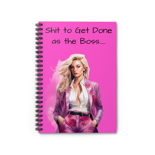 Shit to Get Done-Spiral Notebook - Ruled Line