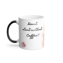Donut start without coffee -Color Morphing Mug, 11oz
