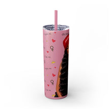 I'm Just a Girl-Tumbler with Straw, 20oz